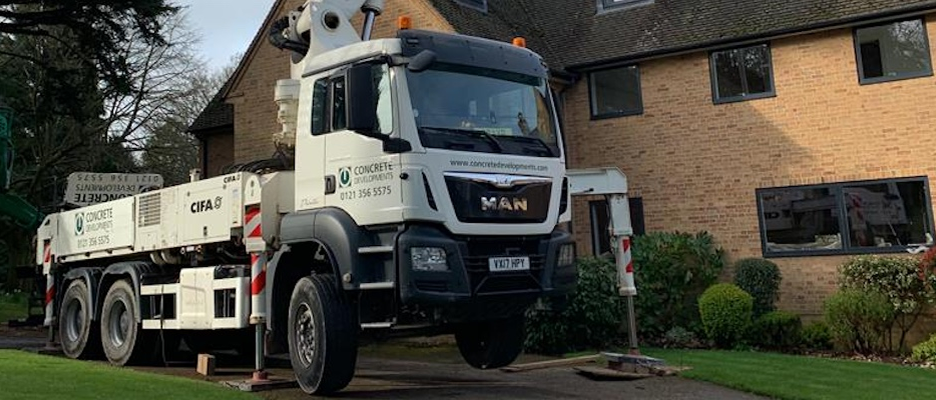 Our modern concrete pumps