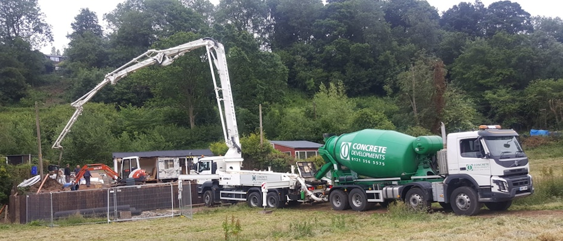 Our modern concrete pumps